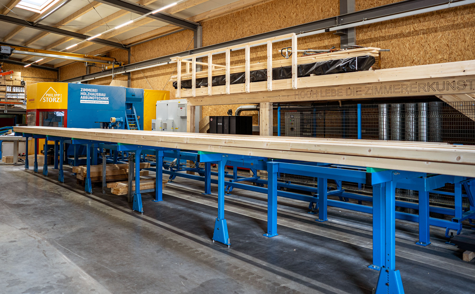 Abbundanlage Hundegger Robot Drive 650